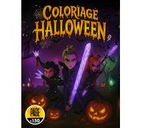 Coloriage Manga Coréen Dark: Coloriage manga otaku | Idoles et personnages sombres | Nuit d’Halloween enchantée
