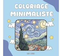 Coloriage minimaliste: Coloriage relaxant minimaliste avec des dessins simples et amusants pour tous les âges