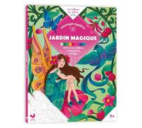 Coloriages mystères - Jardin magique: Colorie les chiffre et découvre l'image
