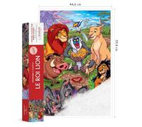 Coloriages Mystères - Poster Disney Le Roi Lion: Colorie les chiffres et découvre l'image