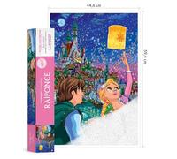 Coloriages Mystères - Poster Disney Raiponce: Colorie les chiffres et découvre l'image