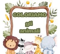 COLORIAMO gli animali: Prendete i vostri pastelli, pennarelli o matite colorate e iniziate a trasformare queste immagini in opere d'arte.