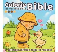 Colorie les versets de la Bible: Coloriage Chrétien facile et relaxant - 45 Versets Inspirants de la Bible | Activité de Foi pour filles et garçons, ... doux, livre coloriage chrétien enfant