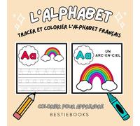 Colorier et tracer l'alphabet français | French Colouring Book for Toddlers | Learning the French alphabet & beginner vocabulary