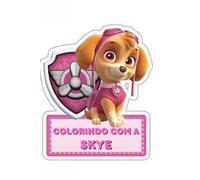 Colorindo com a Skye: Diversão e Criatividade para os Pequenos!