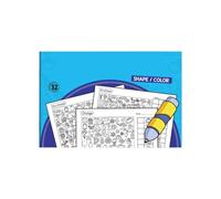 Coloring Activity Book - 25.8x18cm Dimensions, Search and Mark Game, Cognitive Development Tool, Self Recording Progress Tracker Skill Building | Suitable for Classroom Reward Systems Birthday Party
