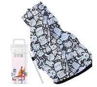 Coloring Blanket - Fleece Drawing with 24 Color Brushes, Color Your Own Blankets | Personalized Cozz'y Home Decor for Living Room Sofa Bed Dorm Parties Movie Events