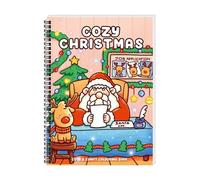 Coloring Book, Age-Inclusive Design, 21x29.5cm, Christmas Santa Drawing Coloring Book, DIY Art Drawing Activity Supply, Family Fun Activity:, for Classroom, Study Room and Bedtime