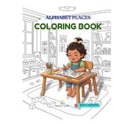 coloring book: alphabet places