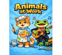 Coloring Book: Animals at Work