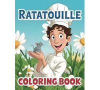 Coloring Book Christmas: 56+ Adorable One Sided Drawing JUMBO Pages Of Rata-touille's Characters Featuring Iconic Scenes for For Kids