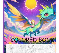 Coloring book: Coloring book coloring for children with cheerful animals creative fairies flying elves all for coloring