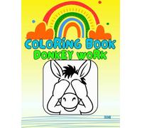 Coloring Book Donkey Work: 62 Creative coloring pages of a Donkey in jobs and professions.