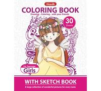 Coloring book, drawing for teenage girls and her friends: Awesome Doodle book in coloring & drawing book from 8-13 years old in 30 pages, Beautiful Glossy cover.