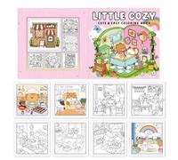 Coloring Book, Easy Workbook, Portable Educational Tool, Preschool Learning Activity, Ideal for School, Kindergarten, Travel, Home, Early Education, 8.27x8.27 Inches