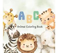 Coloring book: Educational Coloring Pages with Animals and Alphabets