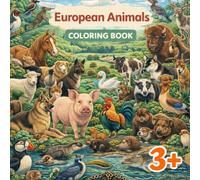 Coloring Book - European Animals: Travel Edition (Coloring Books - Animals from 7 Continents)