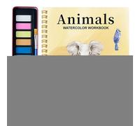 Coloring Book for Adult - 12 Color Art Kit, Portable Sketchbook Workbook | Watercolor Lightweight Practice Paper for Beginners Teens Professional Artist Supplies Home School Travel Art Class