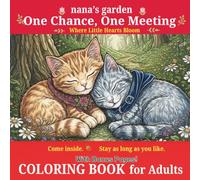 Coloring Book for Adult: One Chance, One Meeting (Japanese Proverbs by Cats)