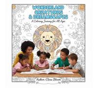 Coloring Book for Adults and Kids with Abstract Patterns and Intricate Nature Designs