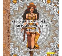 coloring book for adults steampunk model on mosaic mandala stage: a mindful stress relief grey scale journey