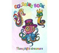 Coloring book for children 4 - 10 years old. Friends from the depths of the oceans and seas.: Greate gift for children.