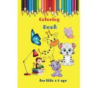 Coloring Book- For kids 2-8 age: Easy&Comfy Cute Animals-Let's Color! (Coloring book-Gratitude for kids)