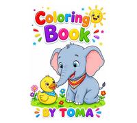 Coloring Book for Kids Ages 3-8 : Color & Copy Cute Animals, Birds & Sea Creatures: Fun Learning Coloring Book with Color Guide