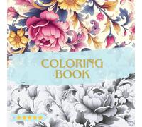 Coloring book for kids and adults. Drawing for relaxation and pleasure. Flowers, birds, wonderful garden.