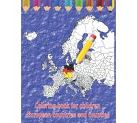 Coloring book for kids map European countries and counties Geography Coloring Book for kids: map coloring book for kids coloring geography geography ... states and capitals workbook world history