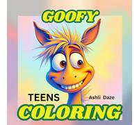 Coloring Book for Teenagers: 50 line drawings of Goofy people and creatures