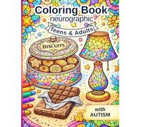 Coloring Book for Teens and Adults with Autism: Famous Images in Neurographic Style - Relaxing and Easy Coloring Pages for Stress Relief, Therapy, Focus, and Special Needs. (Autism activity books)