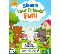 Coloring Book for Toddlers Ages 3-6: Fun and Easy Coloring Pages for Little Kids with Cute Animals, Cars, Flowers and More - Creative Activity Book for Boys and Girls