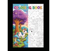 Coloring book: Happy Animals Coloring Book for Kids