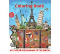 Coloring Book Historical Monuments of the World