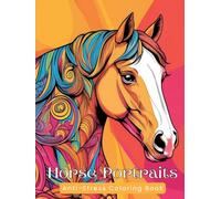 Coloring Book: Horse Portraits