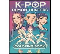 Coloring Book: Incredible Characters k-pop coloring Pages, Fun, One-Sided Jumbo Designs