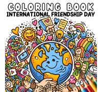 Coloring Book - International Friendship Day (Coloring Book - Holidays)