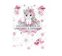Coloring Book of Unicorns and Dragons
