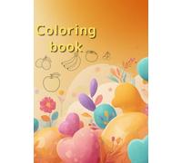 Coloring Book: Simple Fruit Illustrations