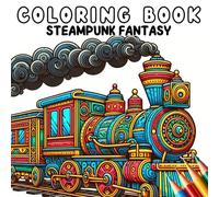 Coloring Book - Steampunk Fantasy (Coloring Book - Fantasy and Magic)