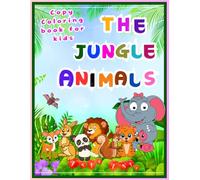 Coloring Book : The Jungle Animals Copy Color Book For Children