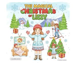 Coloring book The Magical Christmas of Lizzy with Journal pages