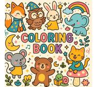 Coloring Book:The Magical Everyday of Animal Families: Fantastic Scenes to Spark Creativity and Joy for All Ages