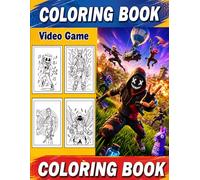 COLORING BOOK VIDEO GAME: Fun and Easy Video Game Inspired Coloring Pages for Kids and Teens