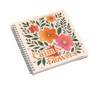 Coloring Book with a 360-Degree Fold-Back Design | Substantial Offset Paper, Designed to Reduce Bleed-Through, Preprinted Plant and Flower Designs for Creative Time