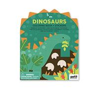 Coloring Book with Stickers Dinosaurs