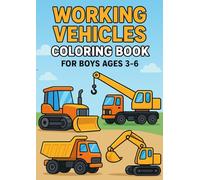 Coloring book: working car