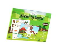 Coloring Books with Stickers for Learning Activities, Party Painting, Coloring, Dinosaur Sticker Book for Birthday Gifts P