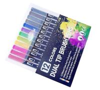 Coloring by Number Book - Fun Painting Book, Quick Dry Double-Sided Watercolor Pencil Set, Drawing Learning Books for and Adults